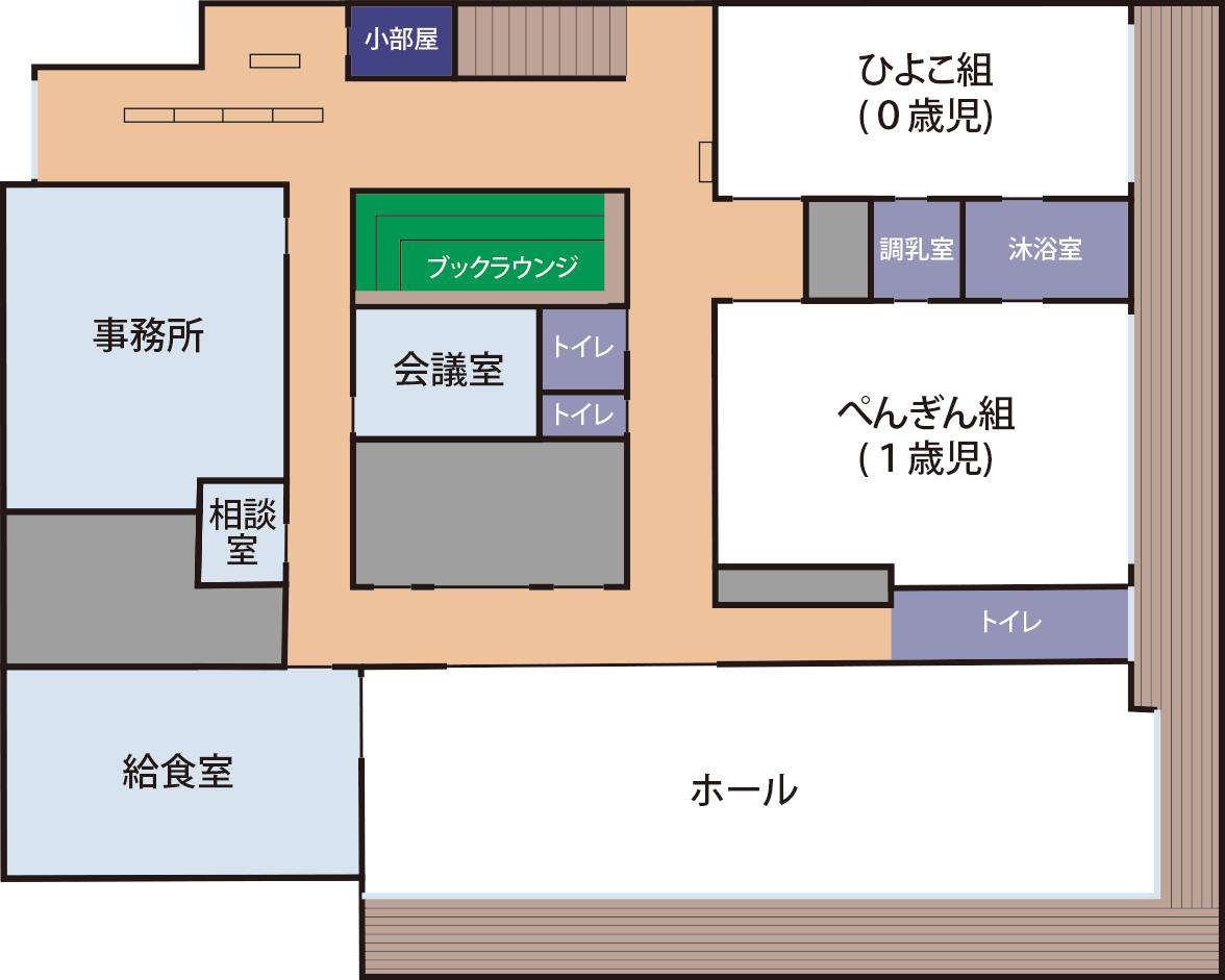 1階の施設図